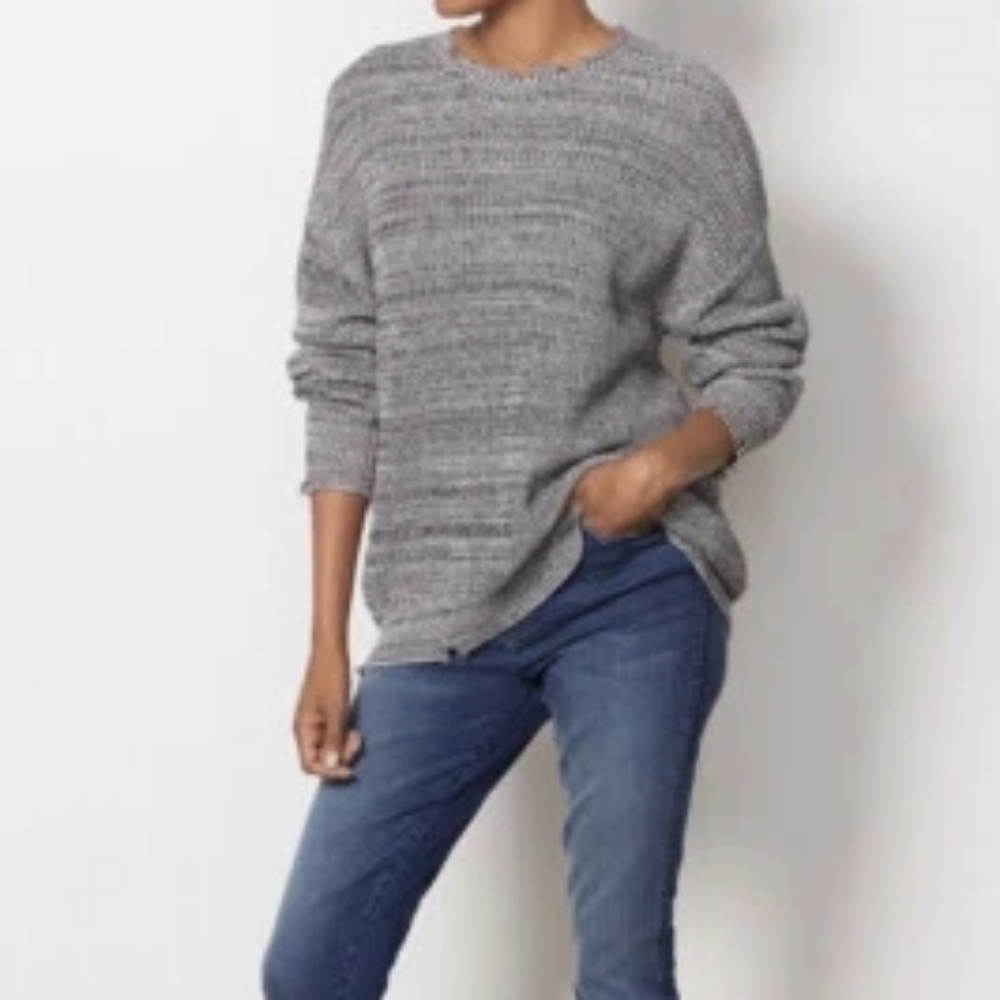 Evereve Pistola Eve Distressed Crew Neck Sweater Size XS New